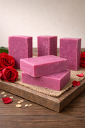 Rose Buff Handmade Soap – Floral Oatmeal Artisan Bar