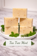 Tea Tree Mint Cold Process Soap bar